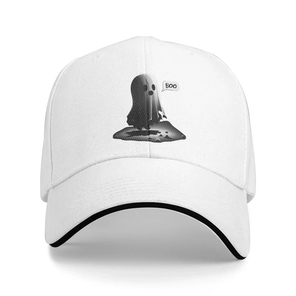 Ghost Of Disapproval Active Boo Baseball Cap  y2k Funny Trucker Hat Summer Unisex Men Running Hippie Snapback Cap