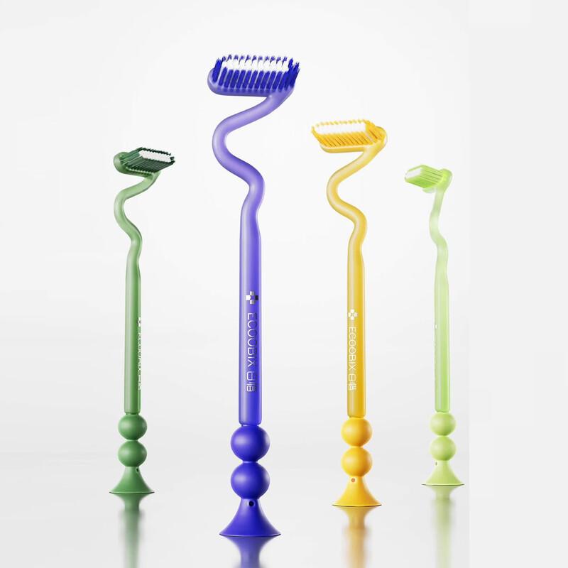 Baixi Z-Shaped Soft Bristle Toothbrush Set