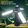 Rechargeable Outdoor Camping Light Tent Lamp Multi-functional Portable Foldable Flashlight Emergency Power Bank Work