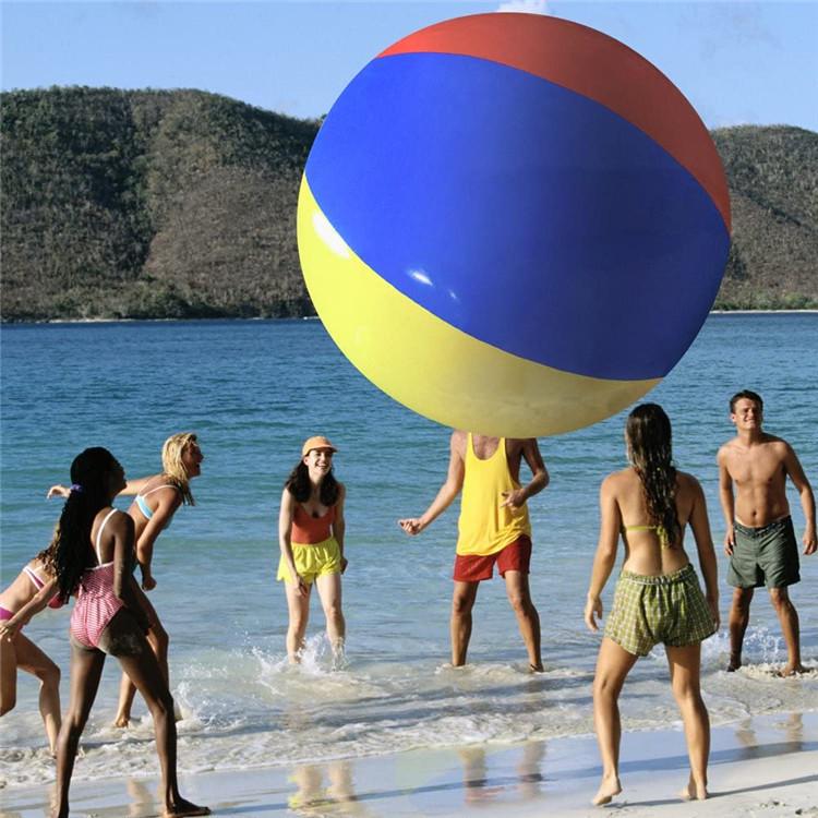PVC Inflatable Colorful Lawn Football - Interactive Parent-Child Toy for Kindergarten