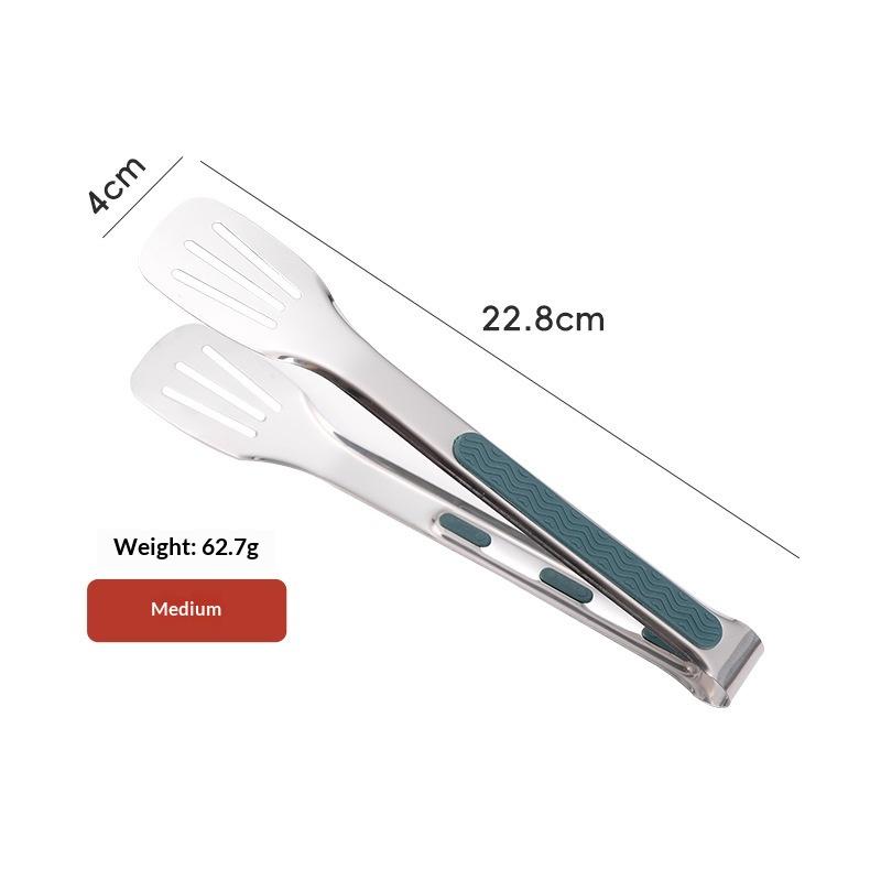 1pcs Stainless Steel Food Clip 304 Thickened Anti-scalding Steak Barbecue Baking Special Bread Food Kitchen Household Tools