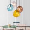 Modern Colorful Glass Pendant Light Hanging Lamp Colors Suspension Lamp for Bar Restaurant Industrial Lighting Fixture