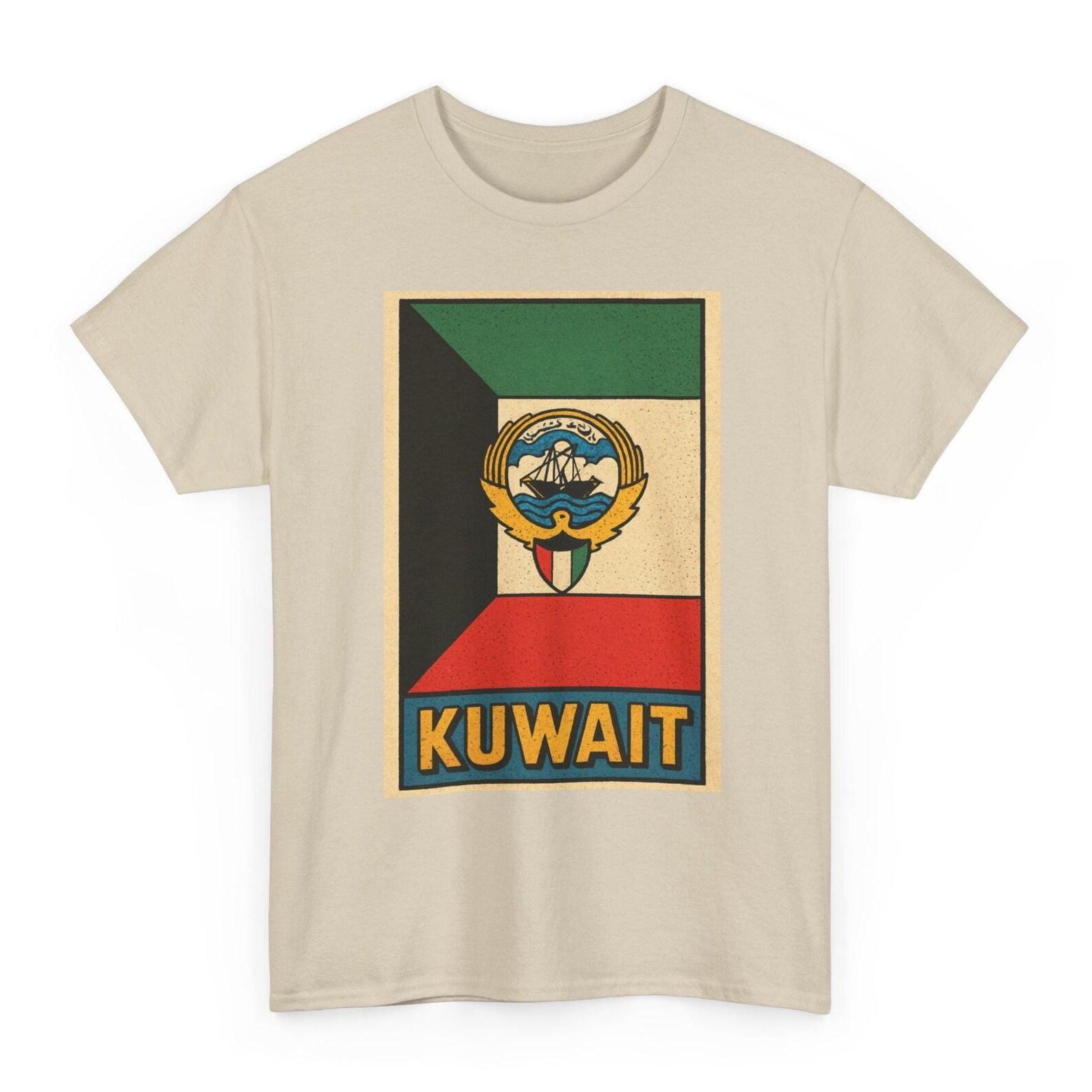 Kuwait Flag T-Shirt Unisex: Retro Kuwait City Tee S
