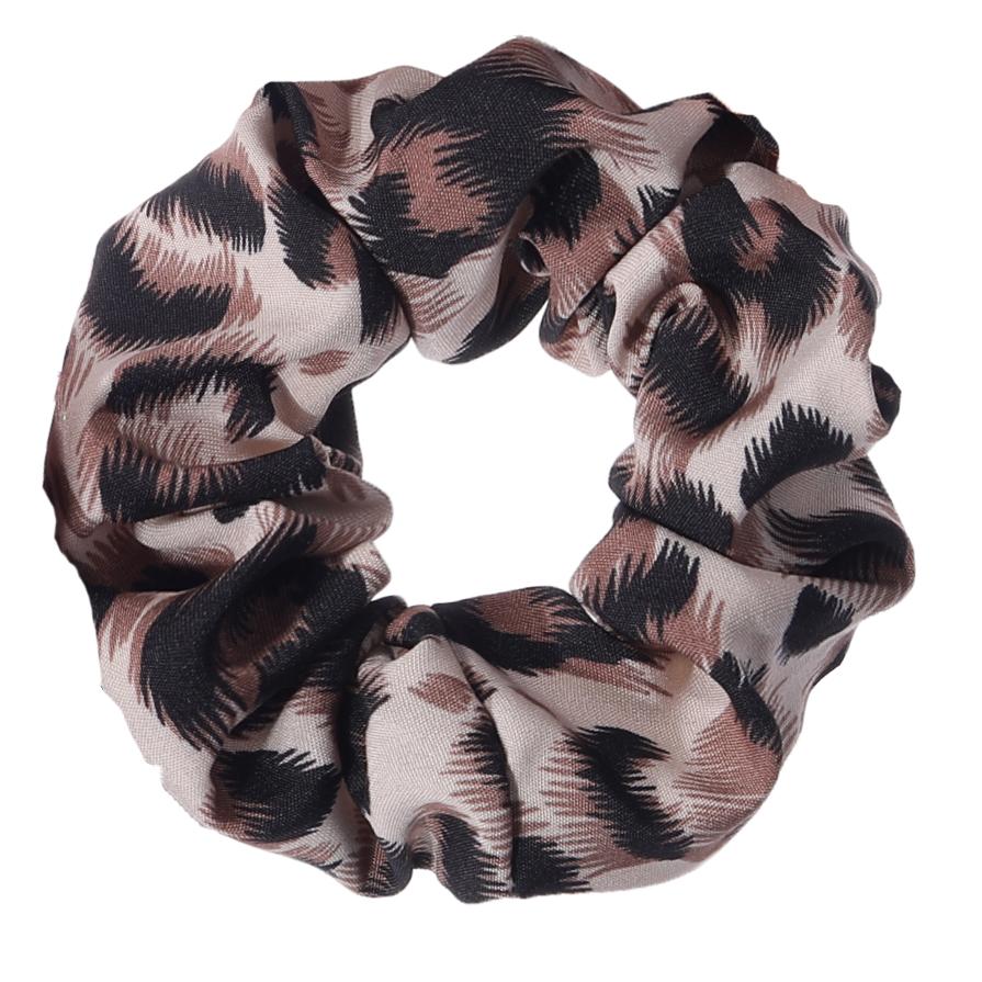 Leopard Print Scrunchies Hair Tie Hair Rope High Elasticity Elastic Hair Band Ponytail Holder Elegant Women Hair Accessories