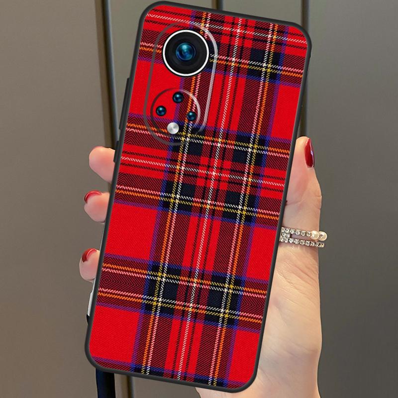 

Чехол с узором в клетку тартан клана Стюарт для Honor X8a X9a X7a X6a X7 X8 X9 X9b X8b Honor 90 70 50 10 Lite Magic 6 5 Pro Honor X8 5G