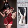 Christmas carnival night sexy cos little maid uniform suit elk snow rabbit pure lust lingerie