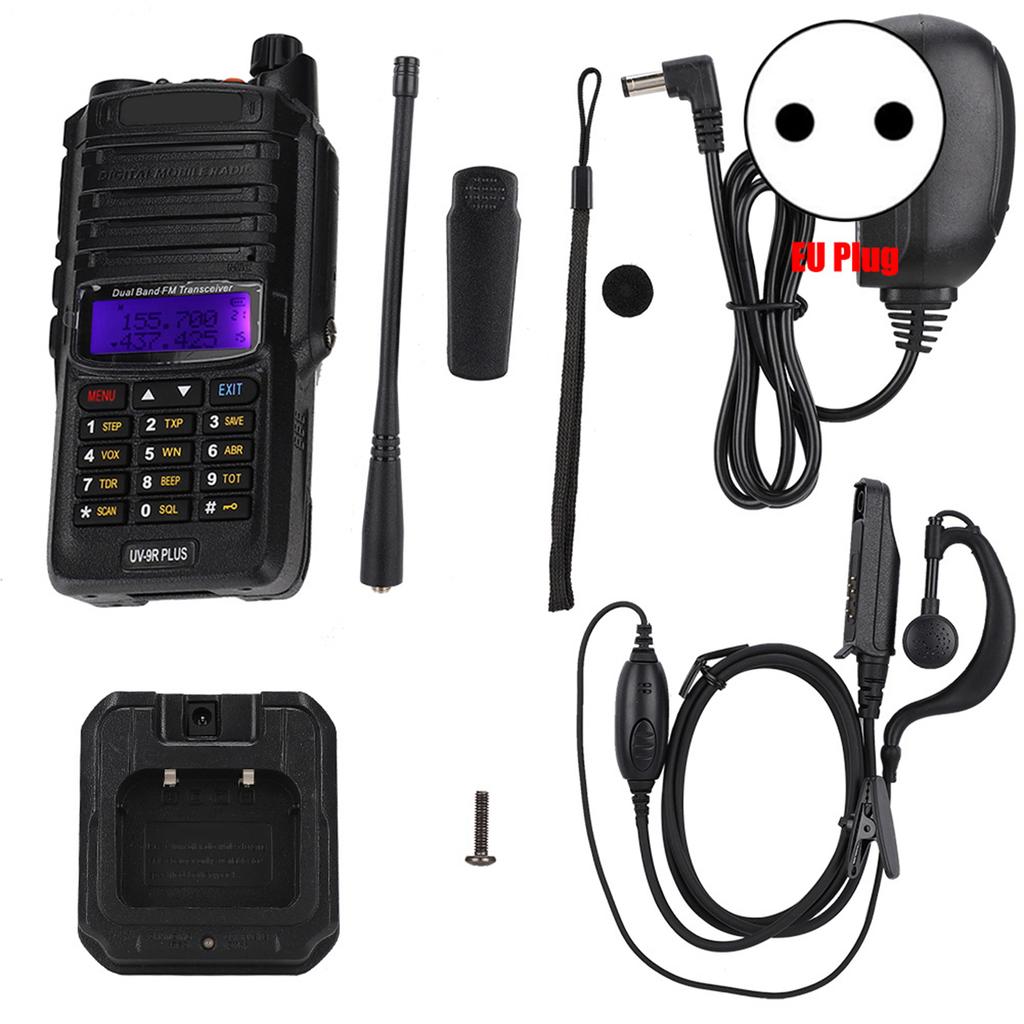 UV-9R Plus 15W Ruční Dvoupásmové Vysílačka Walkie Talkie pro Baofeng