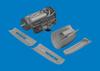 Eduard 1/48 Brassin P-40E Engine (for Eduard) Plastic Model Parts EDU6481069 (Airplane)