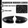 For Nissan Sentra 2020-2024 Gloss Black  Rearview Mirror Cover Caps Replacement