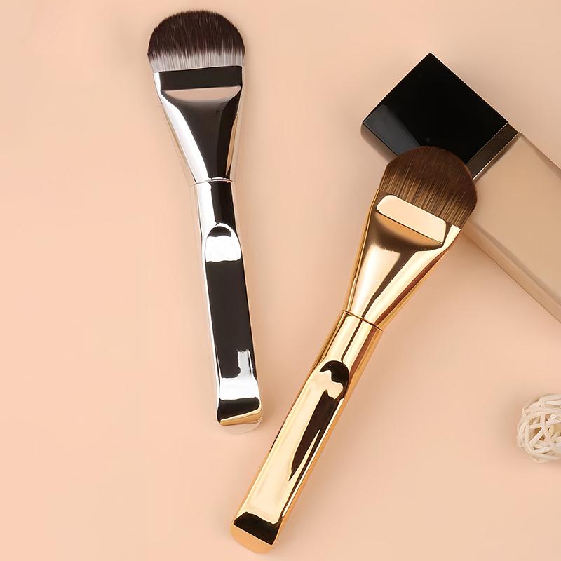 Flat-Headed Foundation Brush Professional Portable And Easy-To-Clean Makeup Brush