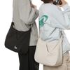 Solid Color Large Capacity Shoulder Bag Women's Crossbody Bag Men Commuter Tote Bag