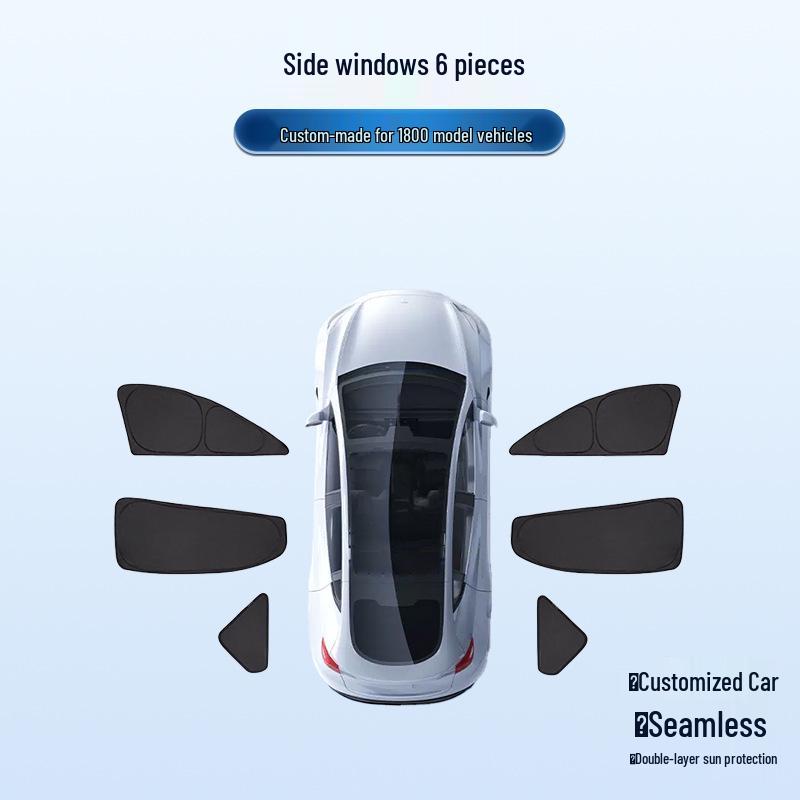 Trax, Jingcheng, Captiva, Chevrolet, Malibu Full Coverage Privacy Side Window Sunshade
