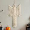Hand-Woven Tapestries Ghost Wall Hanging Decoration Creepy Spooky Halloween Wall Art Multipurpose Decorative Tapestries for Halloween