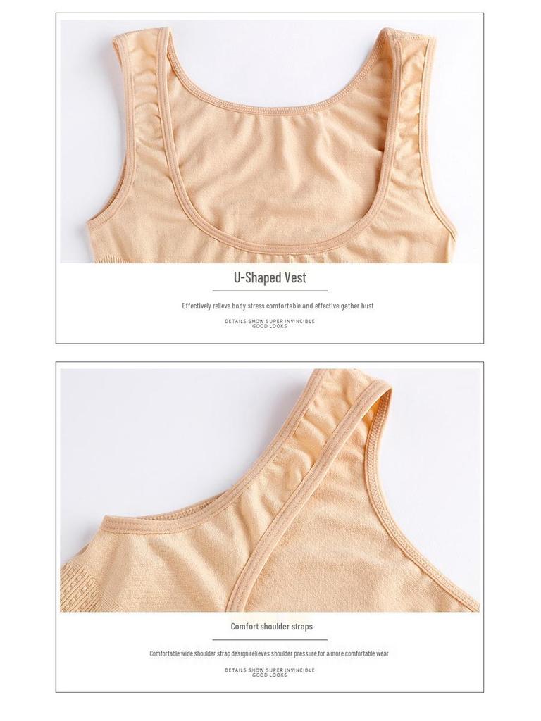 Seamless Postpartum Slimming Shaping Vest with U-Shaped Support for Women