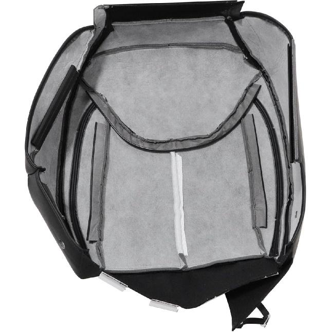 GXARTS #X9 Black Front Driver Side Bottom Seat Cover Replacement Leather Compatible with Jeep Wrangler 2013 2014 2015 2016 2017