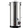 Sistema di Cottura Elettrico, Pentola di Cottura 8 Gal/30L Birraio Casalingo, Corpo in Acciaio Inossidabile 304, Dispositivo di Infusione e Bollitura con Cestello Interno Integrato e Rinforzato