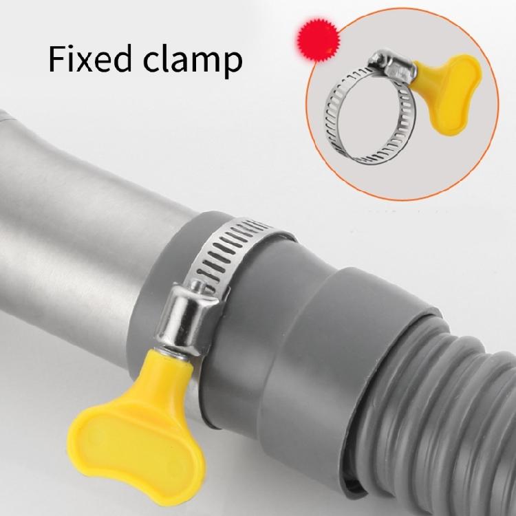 Corrosion Resistant 70cm/100cm PVC Drain Hose Flexible Plumbing Pipe Bendable Pipe for Bathroom & Kitchen Application