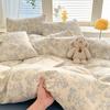 Bonenjoy Floral Style Duvet Cover Sets Single/Queen/King Soft Washed Cotton Bed Cover Sets Dekbedovertrek 240x220 Bedding Sets