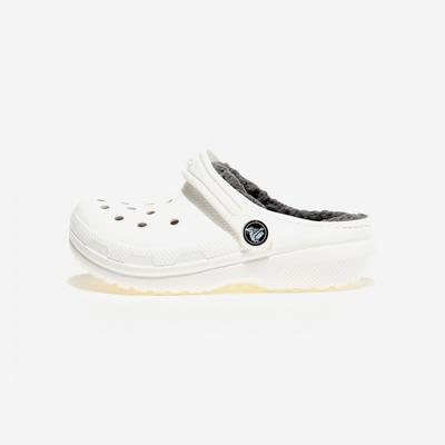 Classic Lined Clogs Kids Crs207010 White Grey