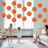 50 PCS Basketball Cutouts for Bulletin Board Decorations, Basketball Paper Cut-Outs for Classroom Bulletin Board School Office Wall Decor Sport Theme