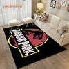 Jurassic Park Dinosaur Cartoon Carpets Rugs Non-slip Area Rug for Living Room Bedroom Foot Pad Decoration,Child Game Floor Mat