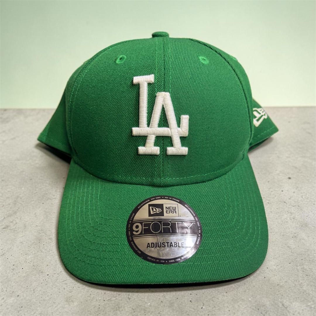 Used New Era 9FORTY LA Dodgers Cap Green Korea Limited