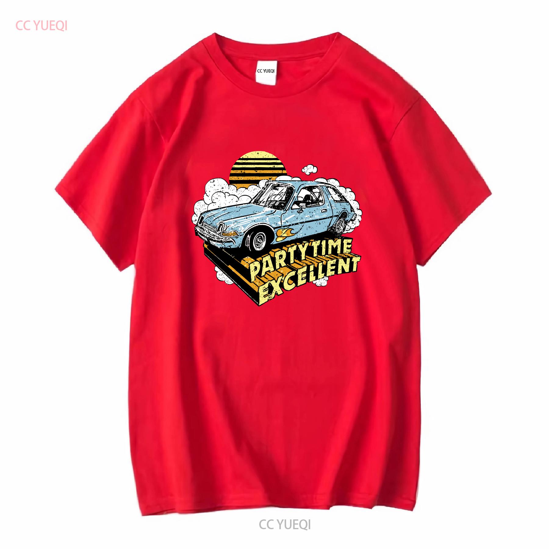 Футболка Мир Уэйна Время вечеринки Отлично Культовая классика Фильм 90-х Винтажная Уэйнс Мужская винтажная Стирка Стильная Дышащая уличная одежда S