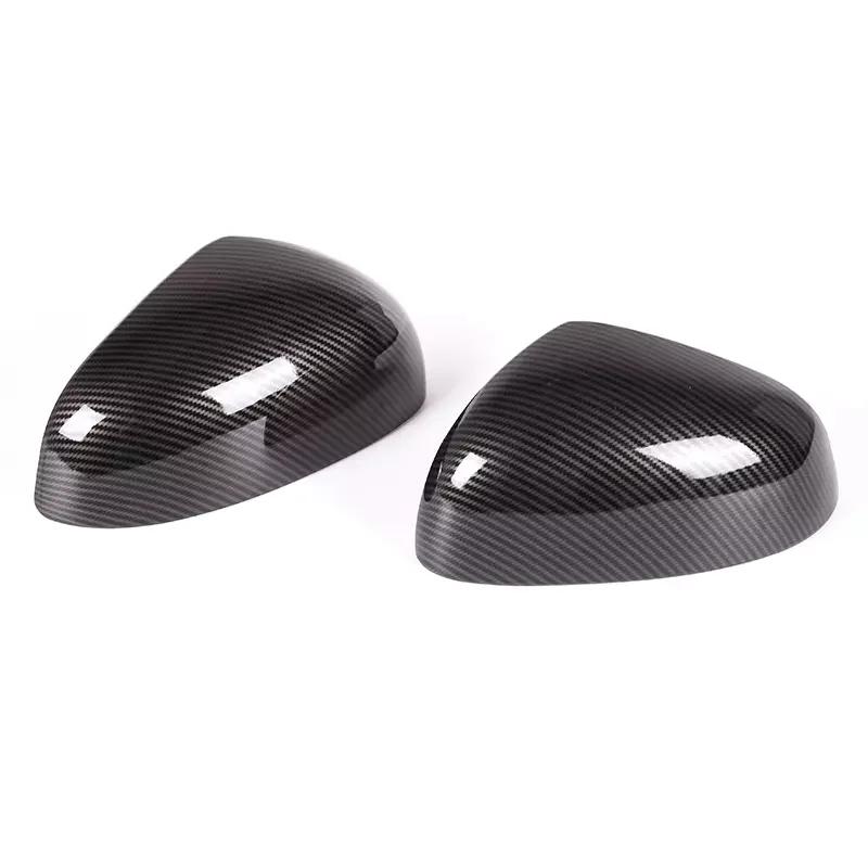 For Benz Smart Fortwo 2016-2025 Car Replacement Rearview Side Mirror Cover Wing Cap Exterior Door Rear View Case Trim Carbon