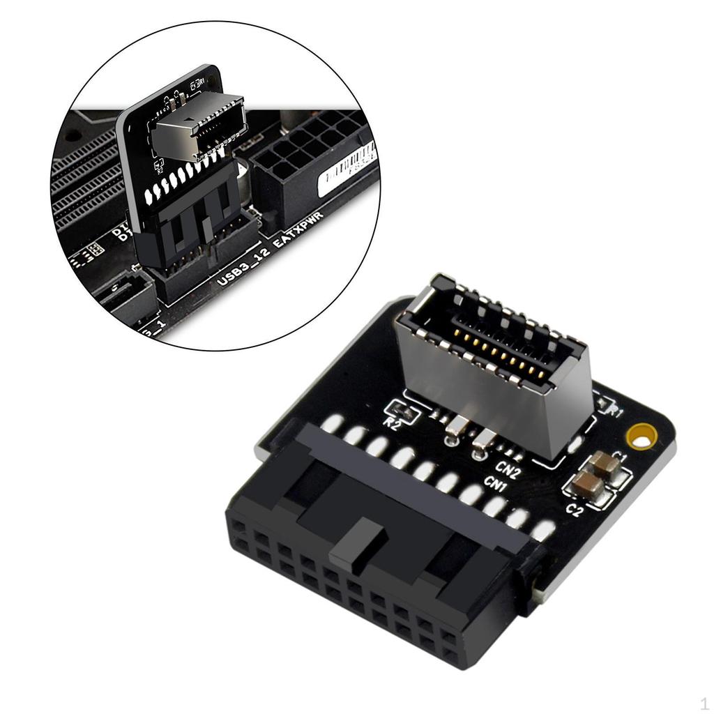 Adapter Mainboard ,PH73A Port Extension Computer Motherboard Front 24Pin USB3.0 19P/20P to