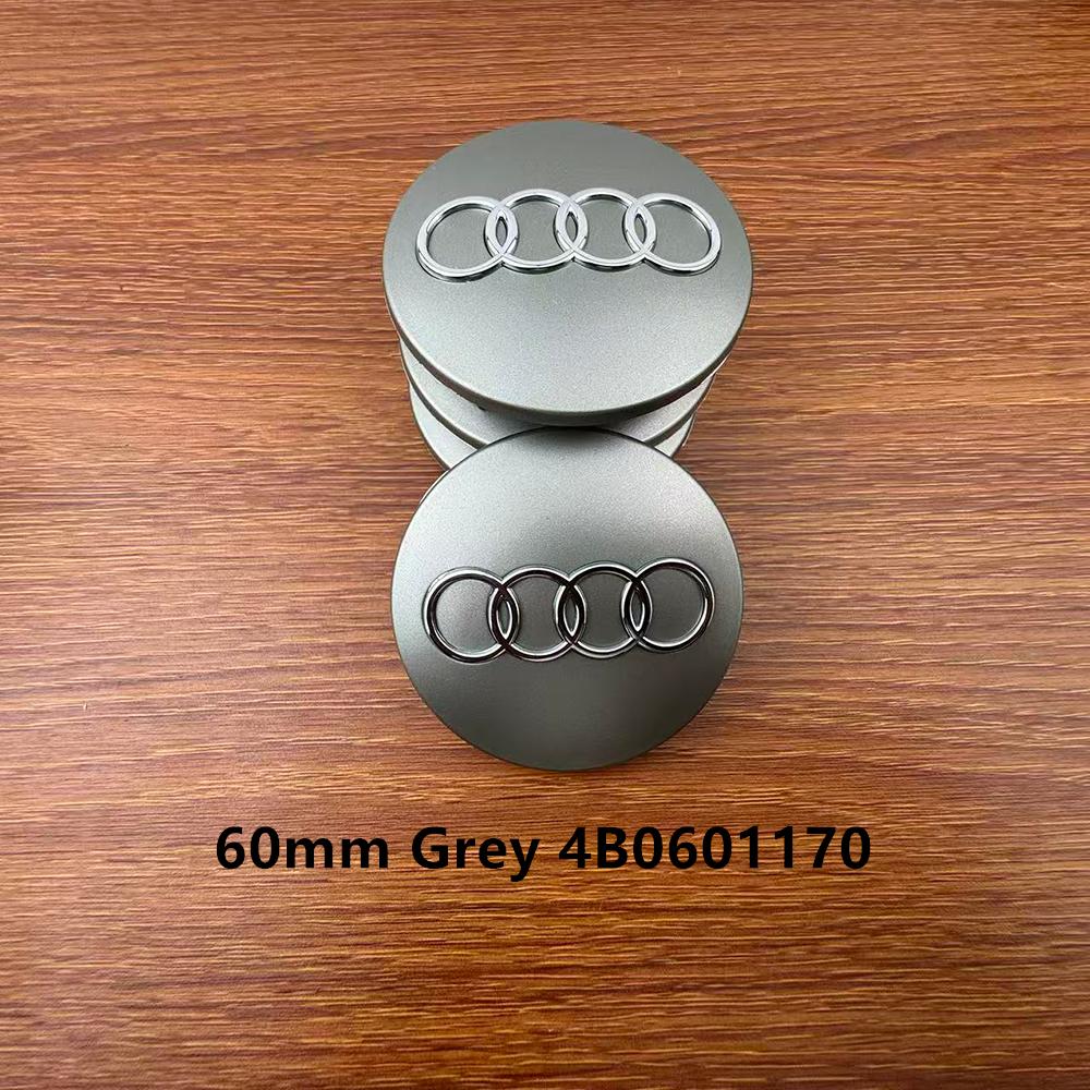 Car Wheel Center Cap Hub Covers 4PCS 60mm 61mm 68mm 69mm 135mm for Audi A1 A3 A4 A5 A6 A7 A8 Q3 Q5 Q7 S3 S4 S6 Accessories