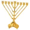 9 Branch Hanukkah Menorah Accessory Multifunctional Durability Candle Stand