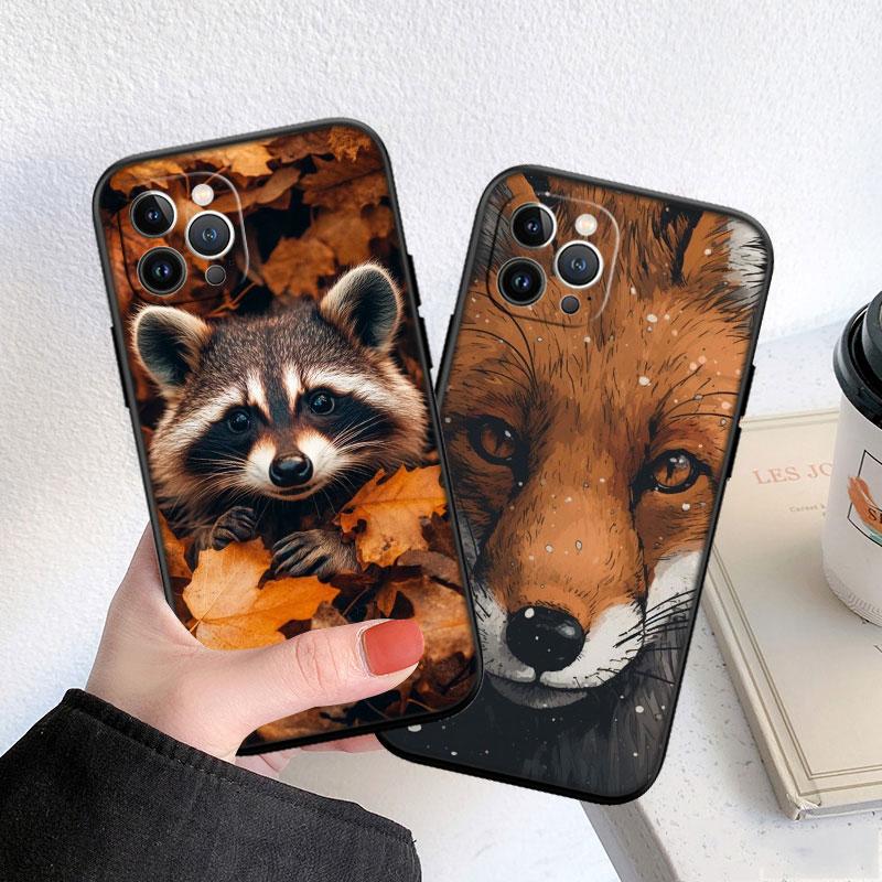 fox funny foxs Shell Phone Case for OPPO A40 A60 A80 A15 A16 A16K A12 A17 A17K A54 A54S A53 A53S A55 A56 A57 A98 F23