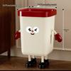 Large Capacity Lidded Household Trash Can