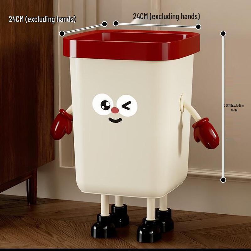 Large Capacity Lidded Household Trash Can