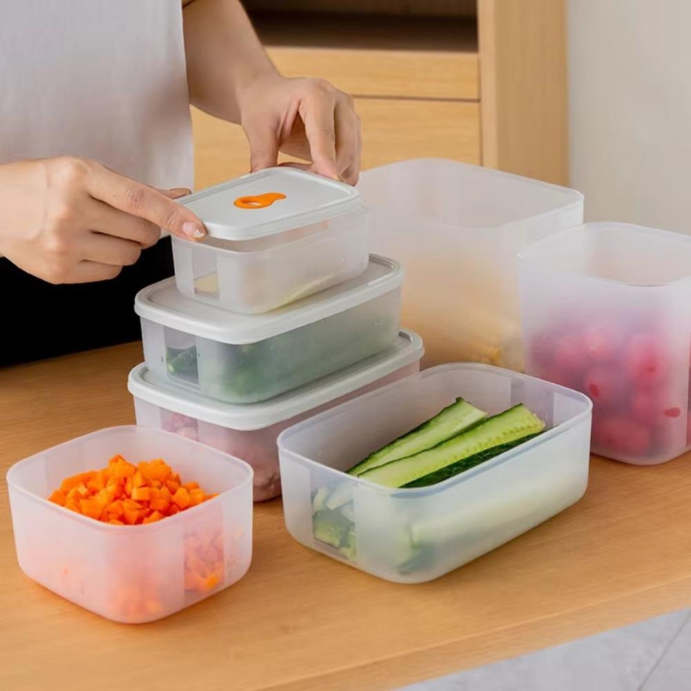Fresh Preservation Refrigerator Storage Box Multifunctional Food Case  Kitchen Organizer