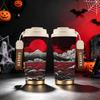 532ml Kaffeetasse Halloween-ThemaFlip-Thermosbecher mit TragebandFlip-Deckel Kaffeetasse Reisebecher mit gewebtem TragebandAuslaufsicherer Flip-Deckel Becher Auto Tragbarer Becher