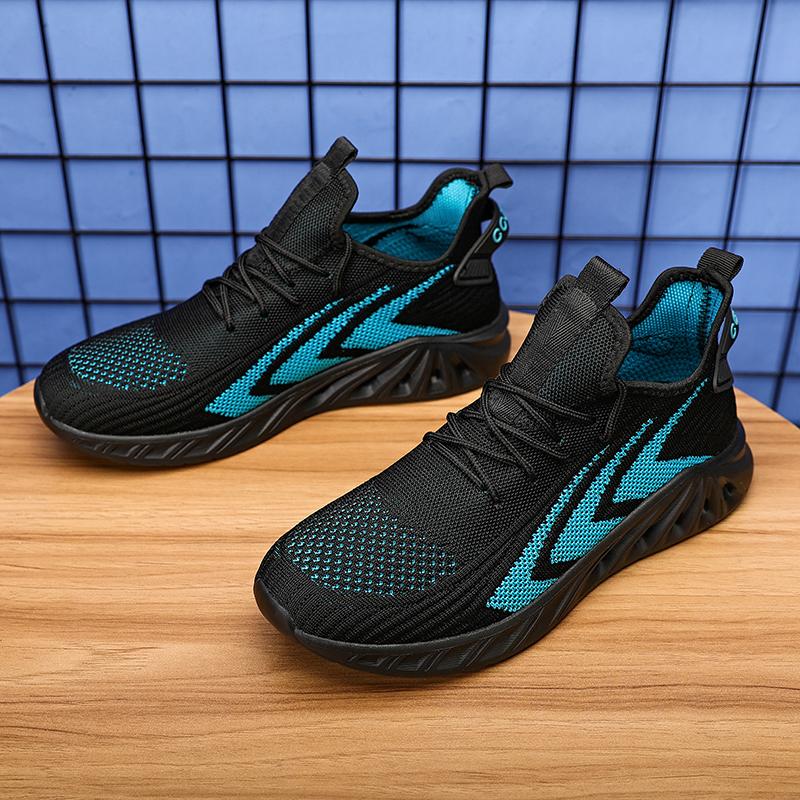 

Мужская спортивная обувь 2024 весна уличная дышащая толстая подошва модная сетчатая обувь повседневная обувь для ходьбы вулканизированная обувь Zapatos Hombre 46
