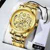 Men's Quartz Watch Hollow Out Waterproof Luminous Calendar Male Business Wrist Watch For Daily Wear Outdoor Sports Casual