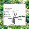 Garden Tool Set: Shovel, Digging Hoe, and Rake for Soil, Flowers & Vegetables