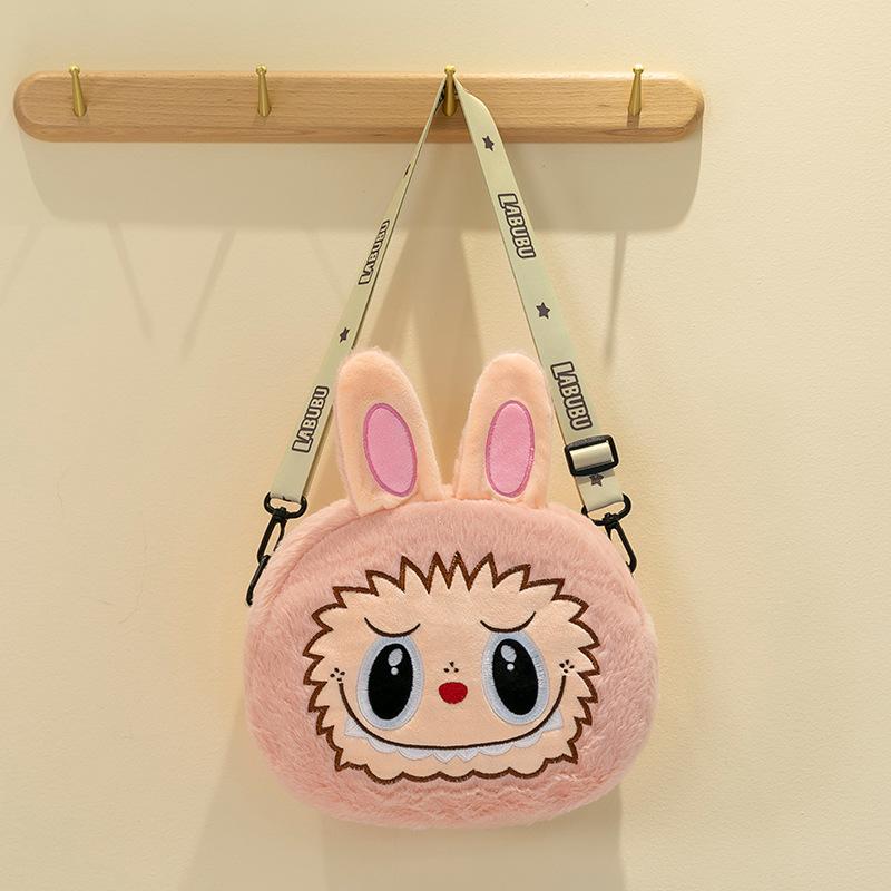 New Rabu Plush Bag Cartoon Cute Handbag Shoulder Bag Crossbody Bag for Children's Girlfriend