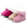 Warm Girls' Suede Snow Boots - Casual, Fashionable, Academy Style for Autumn & Winter