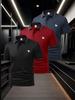 3Pcs Men's Piped Trim Short Sleeve Polo Shirt, Quick Dry Tops, Regular Fit for Carnival Errands Outdoor Stroll Commute Gathering Daily Occasions