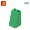 Non-Toxic 34Pcs/Lot 30499 2X2X3 Slope Building Block Moc Accessories Compatible With Brick Diy Construction Children Toys Gift Box
