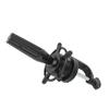 Mannequin Head Stand Height Adjustable Mannequin Head Clamp Holder for Training Head Display Black