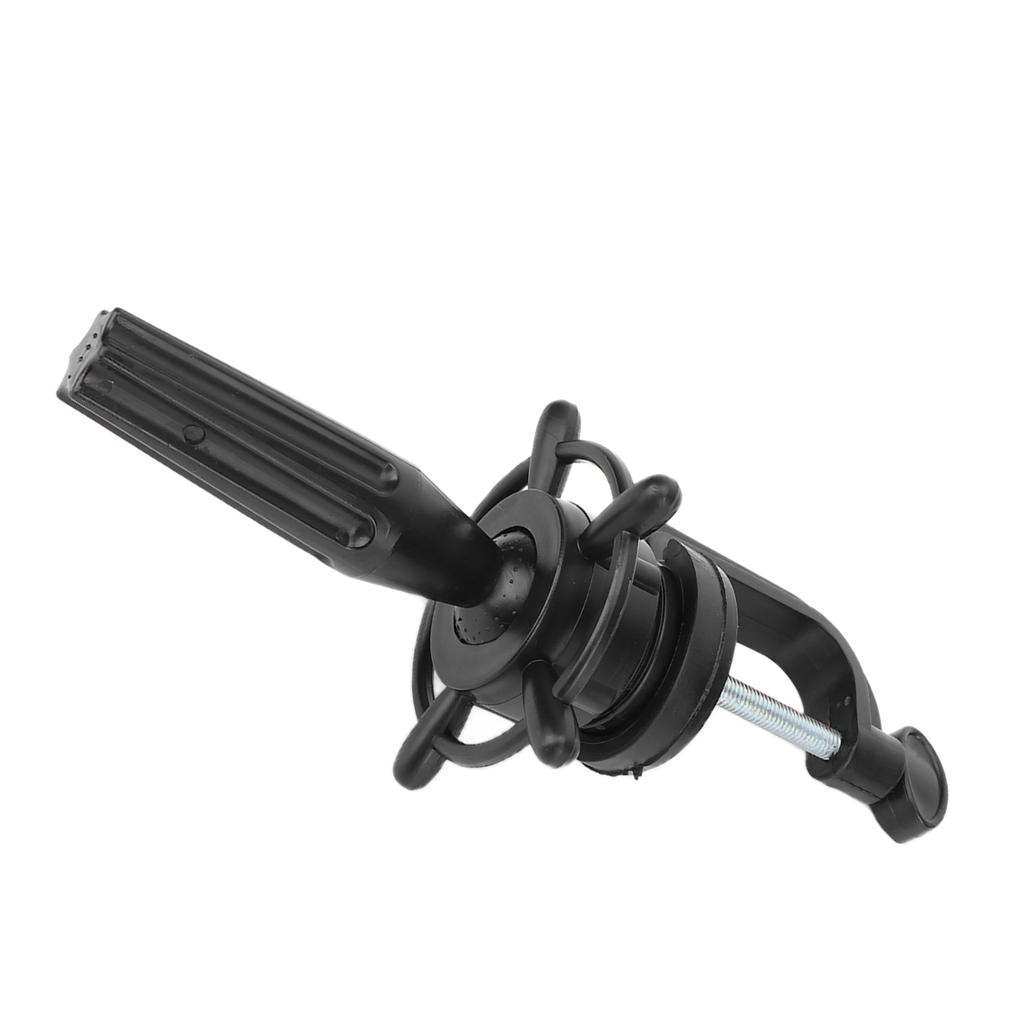 Mannequin Head Stand Height Adjustable Mannequin Head Clamp Holder for Training Head Display Black