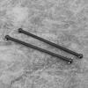 2 Pcs 101mm Metal Dog Bone Drive Shafts for FS 53633   51805   51806 1 10 Scale RC Car (Black)