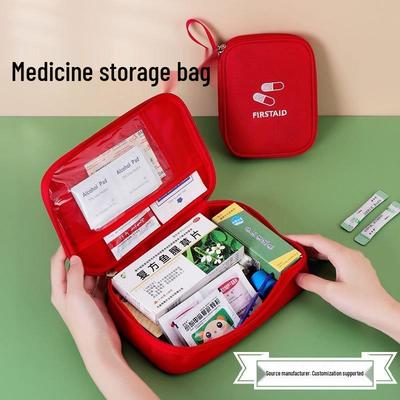 Portable Emergency First Aid Kit for Travel, Home, Car, and Outdoor Use