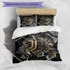 Set Biancheria da Letto 3 Pezzi con Stampa Pattern Juventus FC Morbido Delicato sulla Pelle Lavabile Copripiumino e Federe Set Stagione Unica Camera da Letto