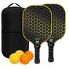 Professional Grade Fiberglass Pickleball Paddle Set