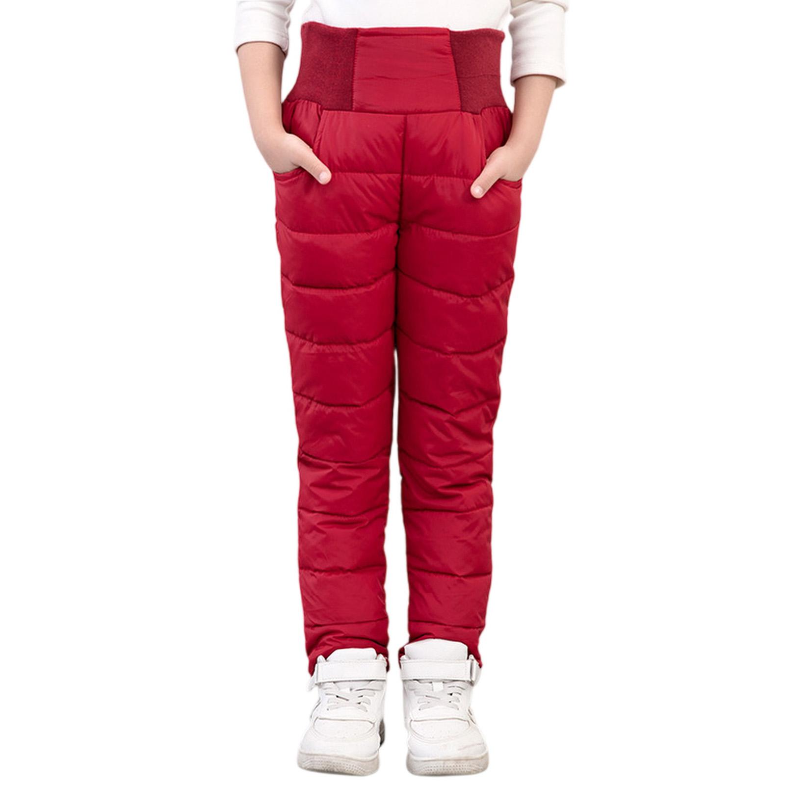 

Kids Pants - Thermal Cotton Trousers 150 красный